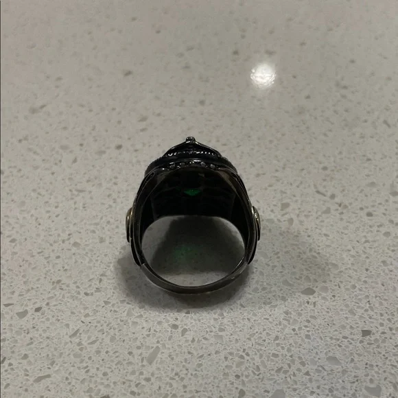Mens emerald ring - Picture 5 of 6